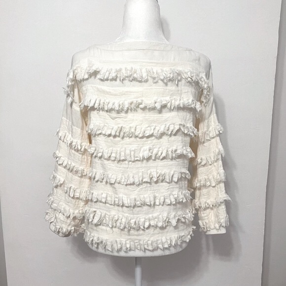 Ulla Johnson Frayed Fringe Pullover - Picture 6 of 12